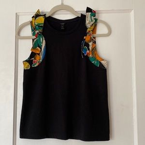 Bow embellished tank
